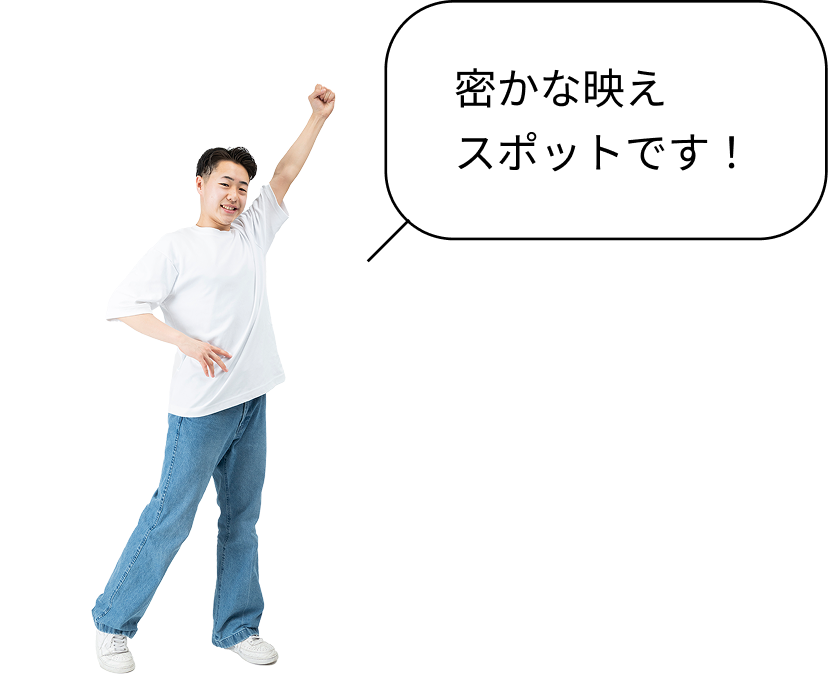 密かな映えスポットです！