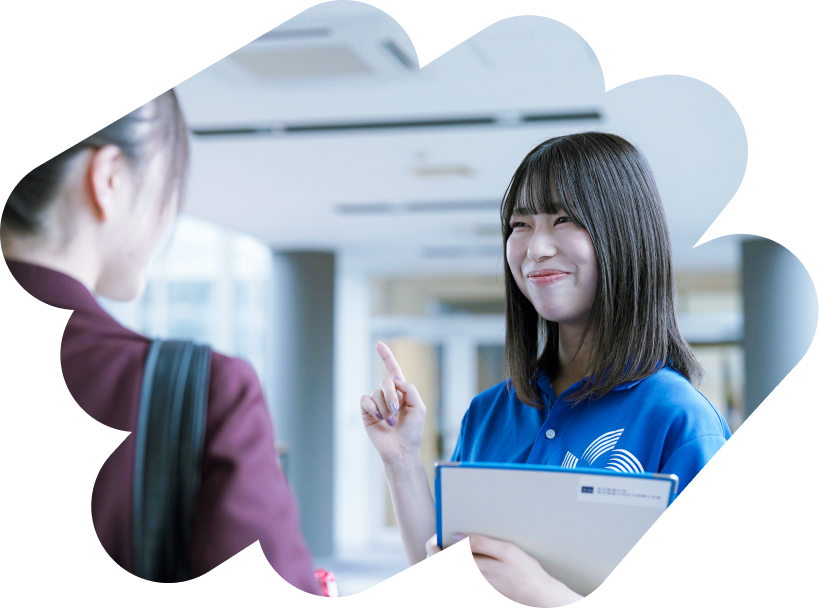 オープンキャンパス説明中の画像